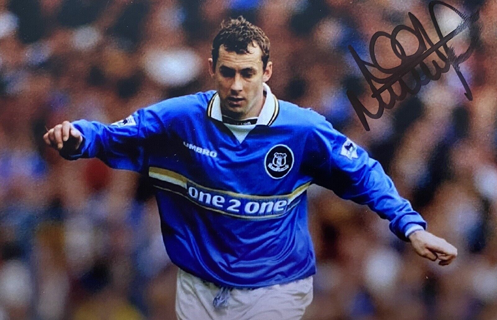 Don Hutchison Genuine Hand Signed Everton 6X4 Photo Poster painting 2