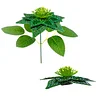 8Pcs 3D Green Artificial Flowers DIY Desktop Diamond Art Kit