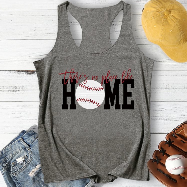 AL™ There is no place like home baseball Vest Tops-00257