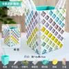 Glass Mosaic Art DIY Kit With Wood Pen Holder Square Crystal Mosaic Supplies Art Kit 