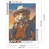 Diamond Painting-DIY Full Round Drill Cowboy Squirrel