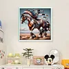 Indian Horse - 11CT Stamped Cross Stitch - 40*40cm - Animal