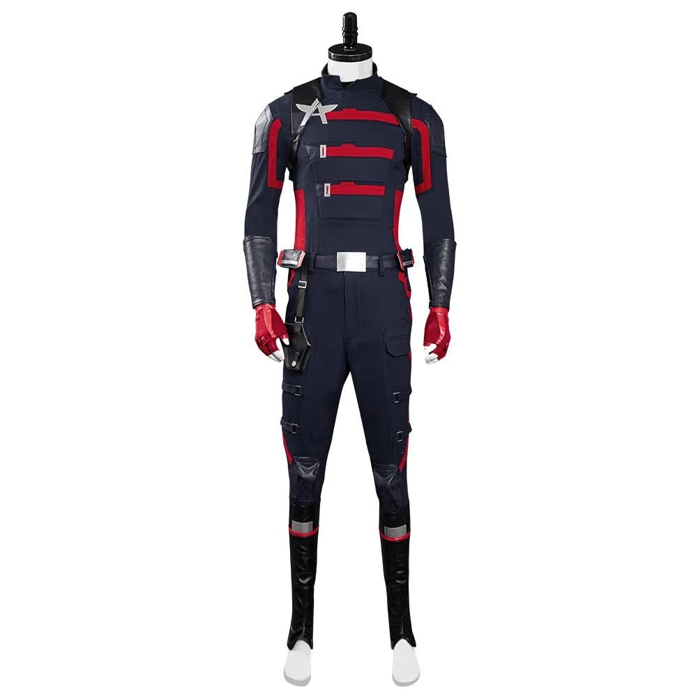 The Falcon and the Winter Soldier John Walker Captain America Outfits Halloween Carnival Suit Cosplay Costume