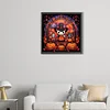 (40*40cm)Pumpkin Party - Round Partial AB Drill Diamond Painting