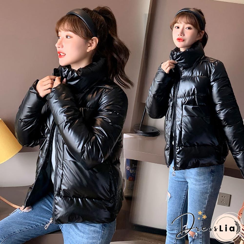 Vielleicht Women Winter Jacket Parkas New Fashion Youth Slim Stand Collar Casual Street Warm Autumn Winter Coat Female