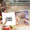 (US Only)6PCS DIY Diamond Art Greeting Cards Birthday Theme Congratulations Cards & Gifts