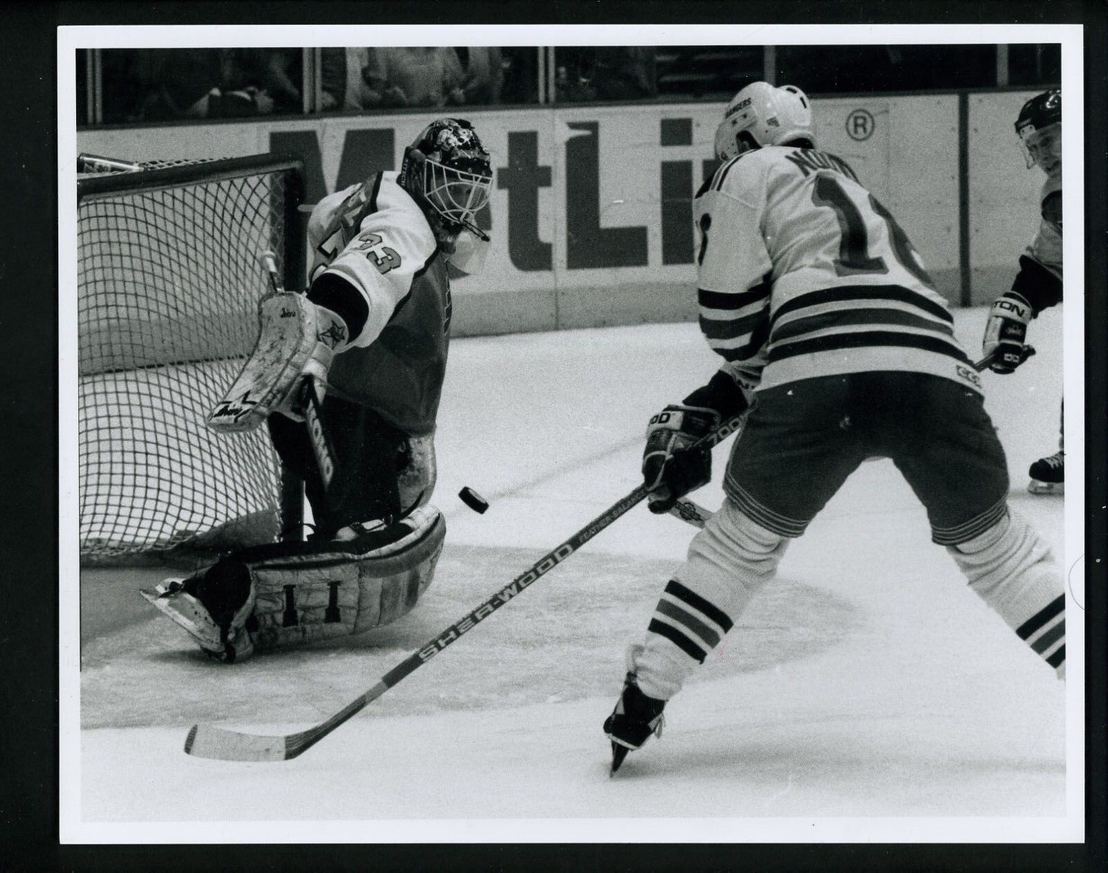 Dominic Roussel Brian Noonan 1995 Press Original Photo Poster painting Bob Olen Flyers Rangers