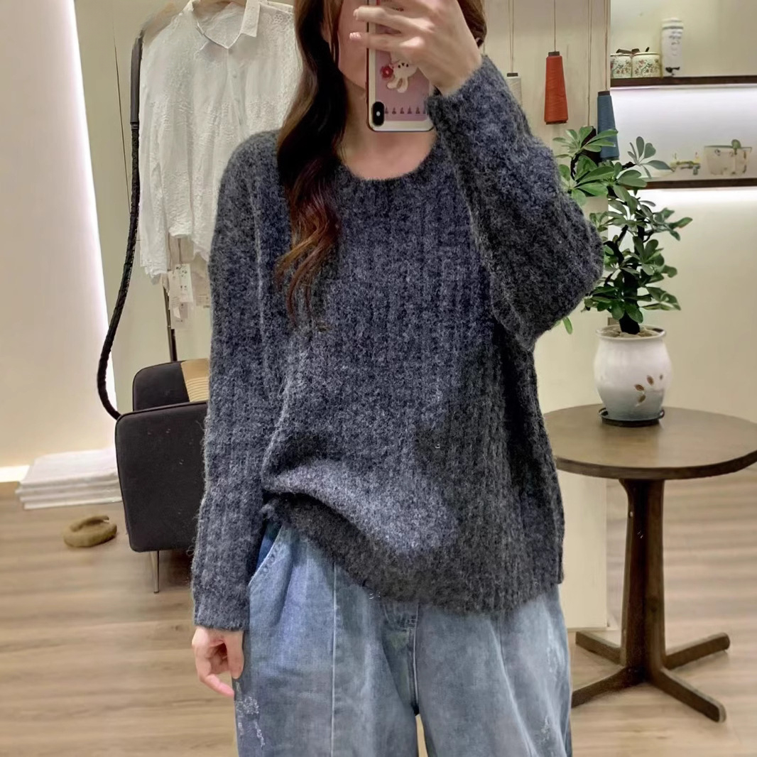 Chicfifth Sweater Women Winter Long Sleeve High Quality Autumn Vintage Top Knitted Cardigan