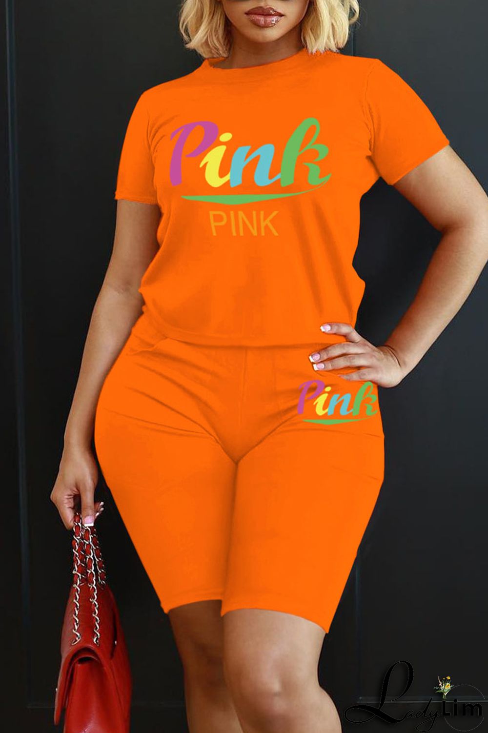 Yellow Casual Print Patchwork O Neck Short Sleeve Two Pieces