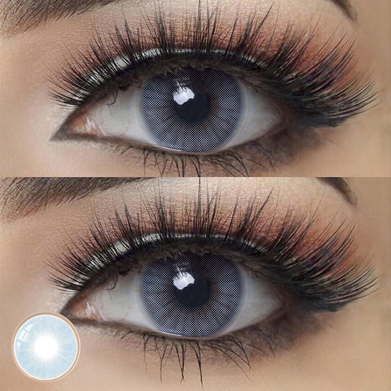 Hidrocor Azul Colored Contact Lenses Blue Color 14.2mm