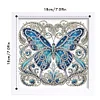 5D DIY Partial Special Shaped Drill Diamond Painting Kit Butterfly Decor With Frame Kit 18x18cm
