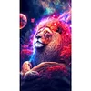 Diamond Painting -Full Round Drill Lion(70*40 CM)