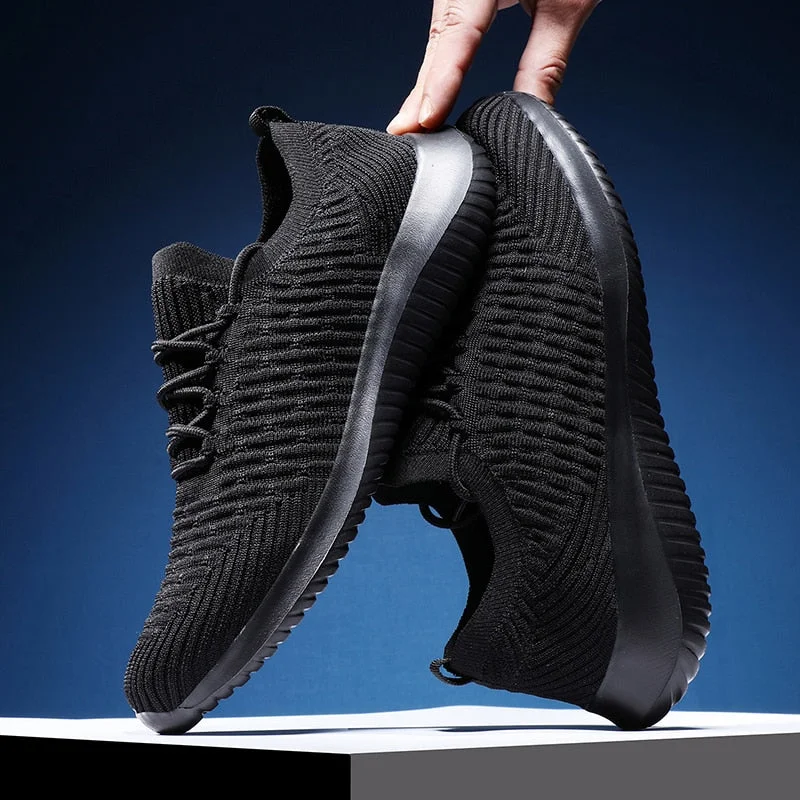 Men Light Running Shoes Jogging Shoes Mesh Breathable Man Sneakers Lac-up Moccasins Loafer Shoe Men's Casual Shoes Size 45