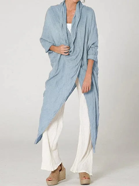 Vintage Long Asymmetrical Shirt
