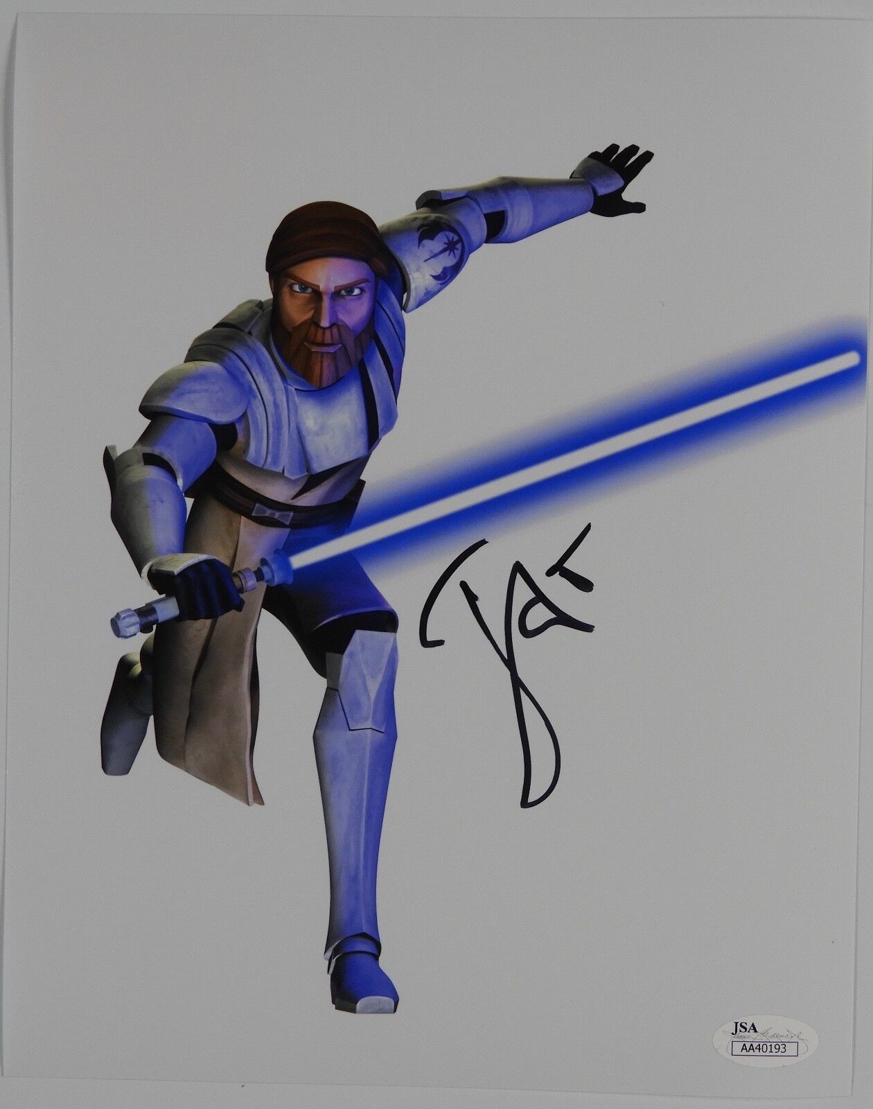 James Arnold Taylor Star Wars The Clone Wars signed autograph 8 x 10 Photo Poster painting JSA