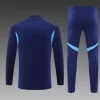 Real Madrid 25-26 1/4 Zip Tracksuit Royal Blue Chandal