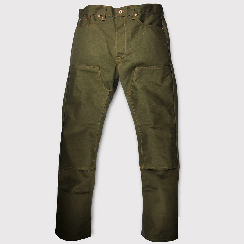 18oz Canvas Green Vintage Selvedge Pants