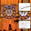Pumpkin Wreath DIY Acrylic 5D Crystal Diamond Gem Art Hanging Ornament