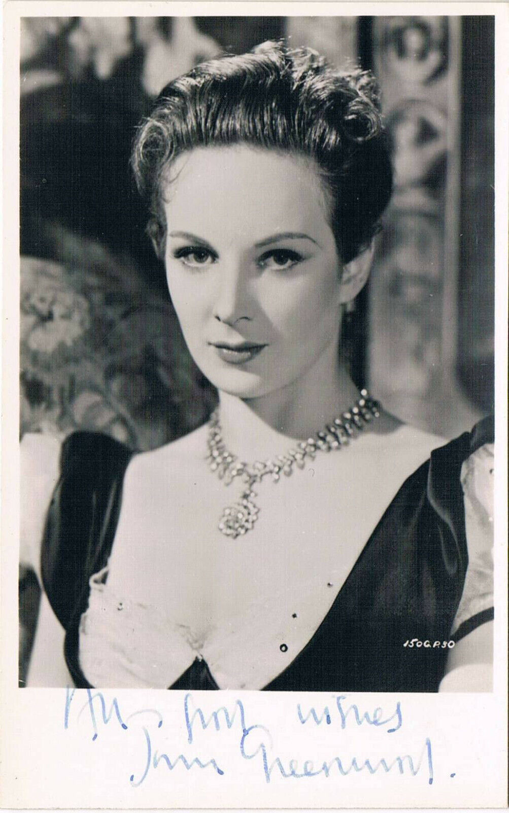 Joan Greenwood 1921-87 autograph signed postcard Photo Poster painting 3.5x5.5