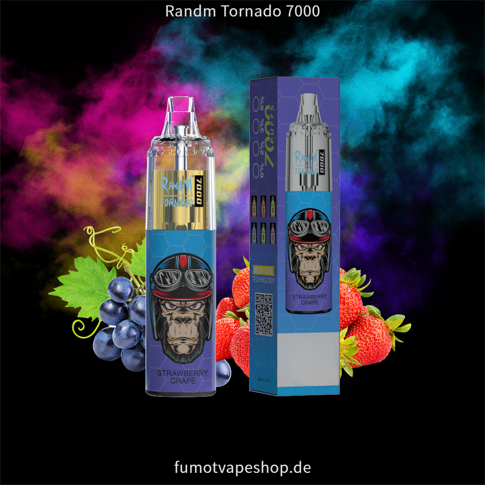 Randm Tornado 7000 Erdbeertraube  fumotvapeshop