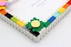 Sunflower DIY Building Block Photo Frame Kit,Creative Handmade Assembled Photo Frame Handmade Craft Gift Home Tabletop Display Decor