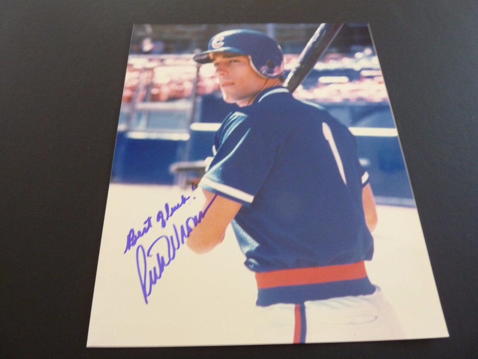 Rick Wrona Cubs Baseball Signed Autographed 8x10 Photo Poster painting PSA Beckett Guaranteed