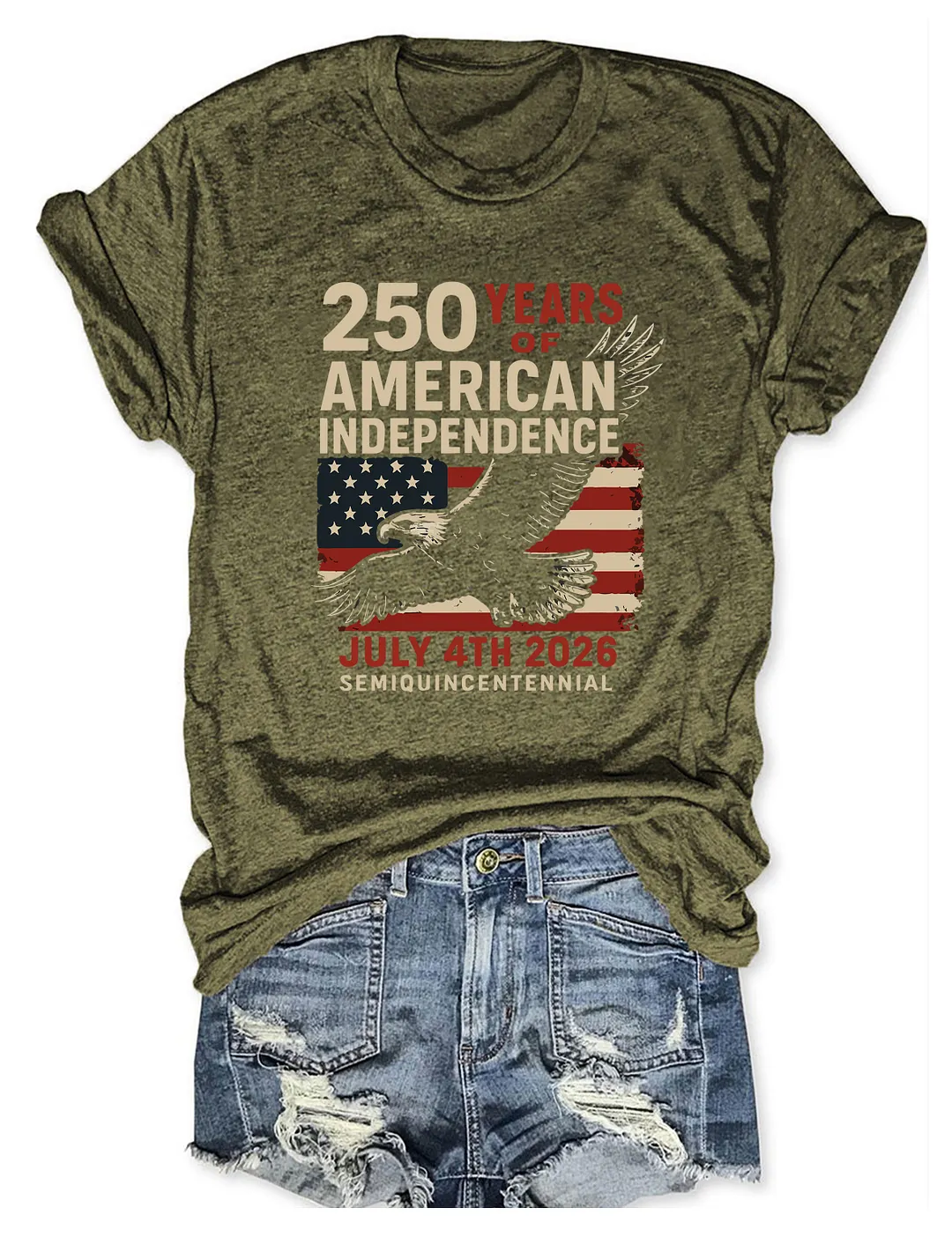 250 Years Of American Independence July 4th 2026 T-shirt