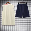2025/2026 Barcelona Sleeveless Training Wear Set Beige Football Shirt 1:1 Thai Quality