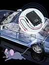 Car Ultrasound Mouse Repeller Circuit Protection Rodent Repeller Self-Check Mode