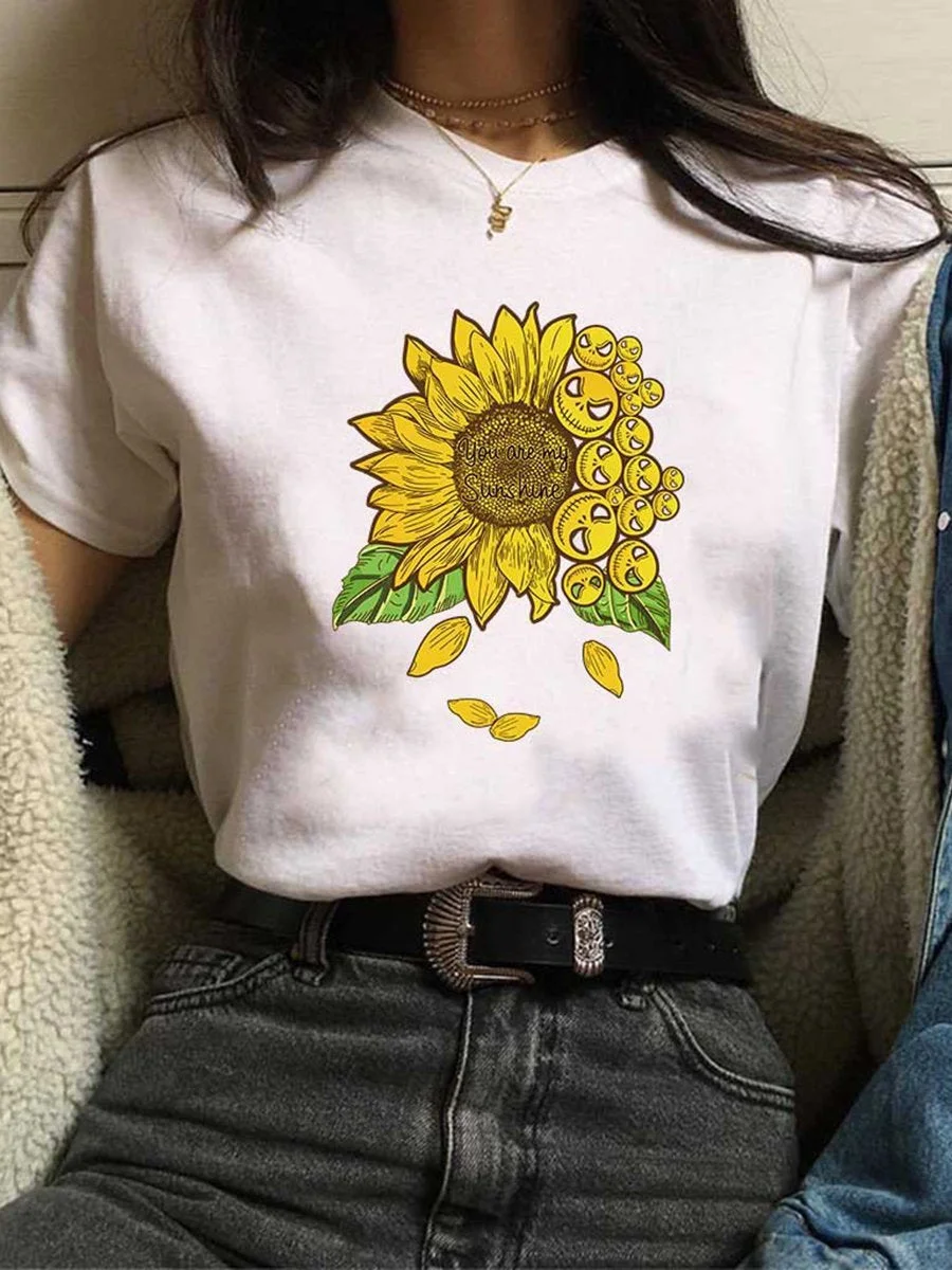 Sunflower Printed T-shirt