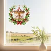 Acryl Weihnachtskarussell Kranz - 5d DIY Handwerk Anhänger