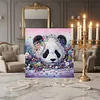 Kit de peinture en perles Panda diamond art avec cadre 9,84x9,84 pouces cadeau pour adultes