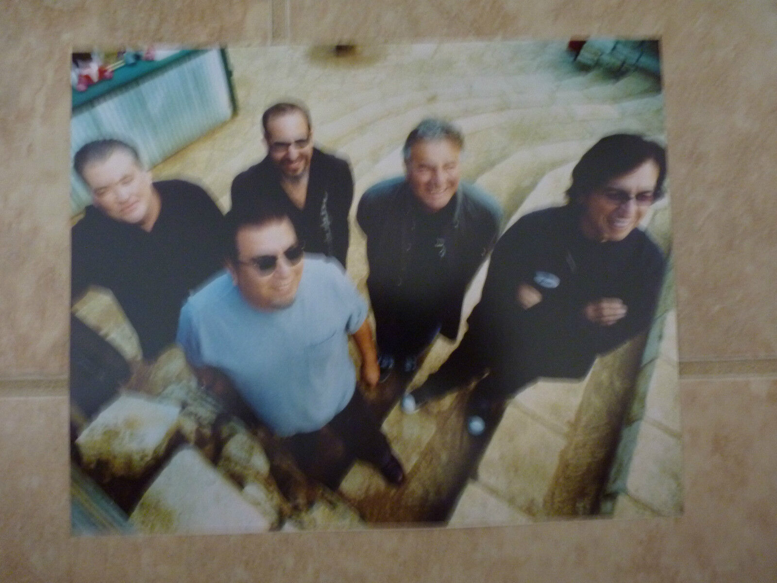 Los Lobos Color 8x10 Photo Poster painting Music Promo #2