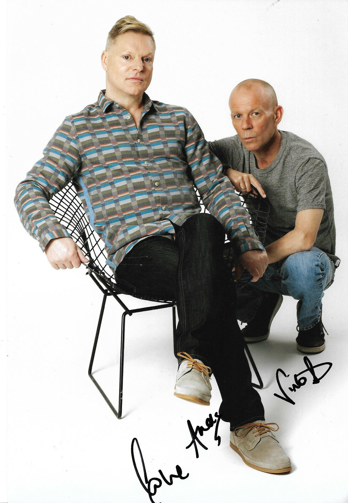 Erasure signed 8x12 inch Photo Poster painting autograph