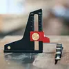 Woodworking Height Depth Measurement Al Alloy Adjustable Saw Blade Marking Ruler