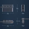 128W 7-in-1 Car Charger Splitter 12-24V PD30W QC3.0 Charge Independent Switches