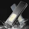 Rechargeable Flashlight with Buzzer Magnetic Work Light Torch for Emergency Use