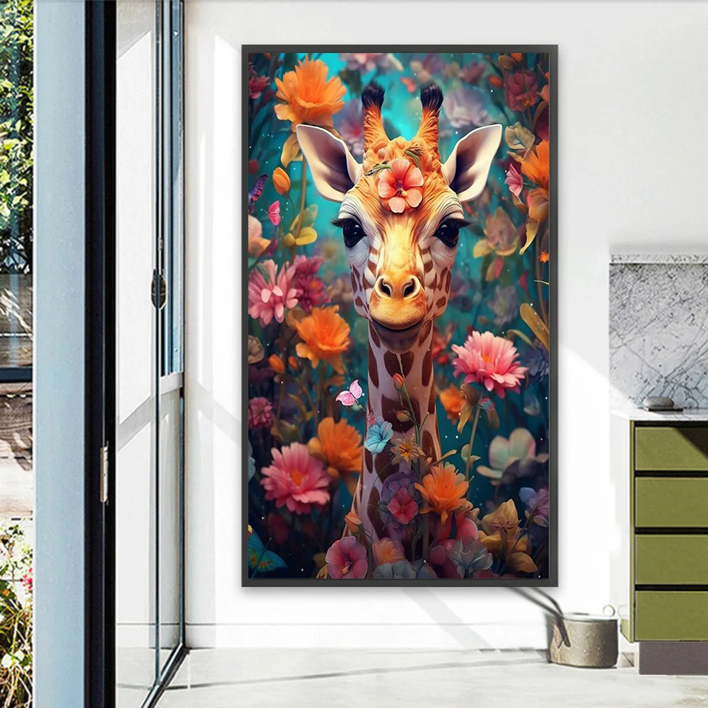Diamond Painting - Full Square Drill - Giraffe(Canvas|45*75cm)
