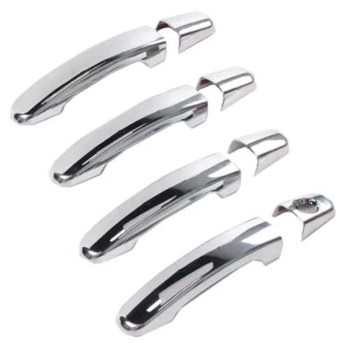 Dronehint Chrome Door Handle Cover Caps w/1 Driver Keyholes Fit Chevrolet GMC Satur Acadia (For: GMC) Parts