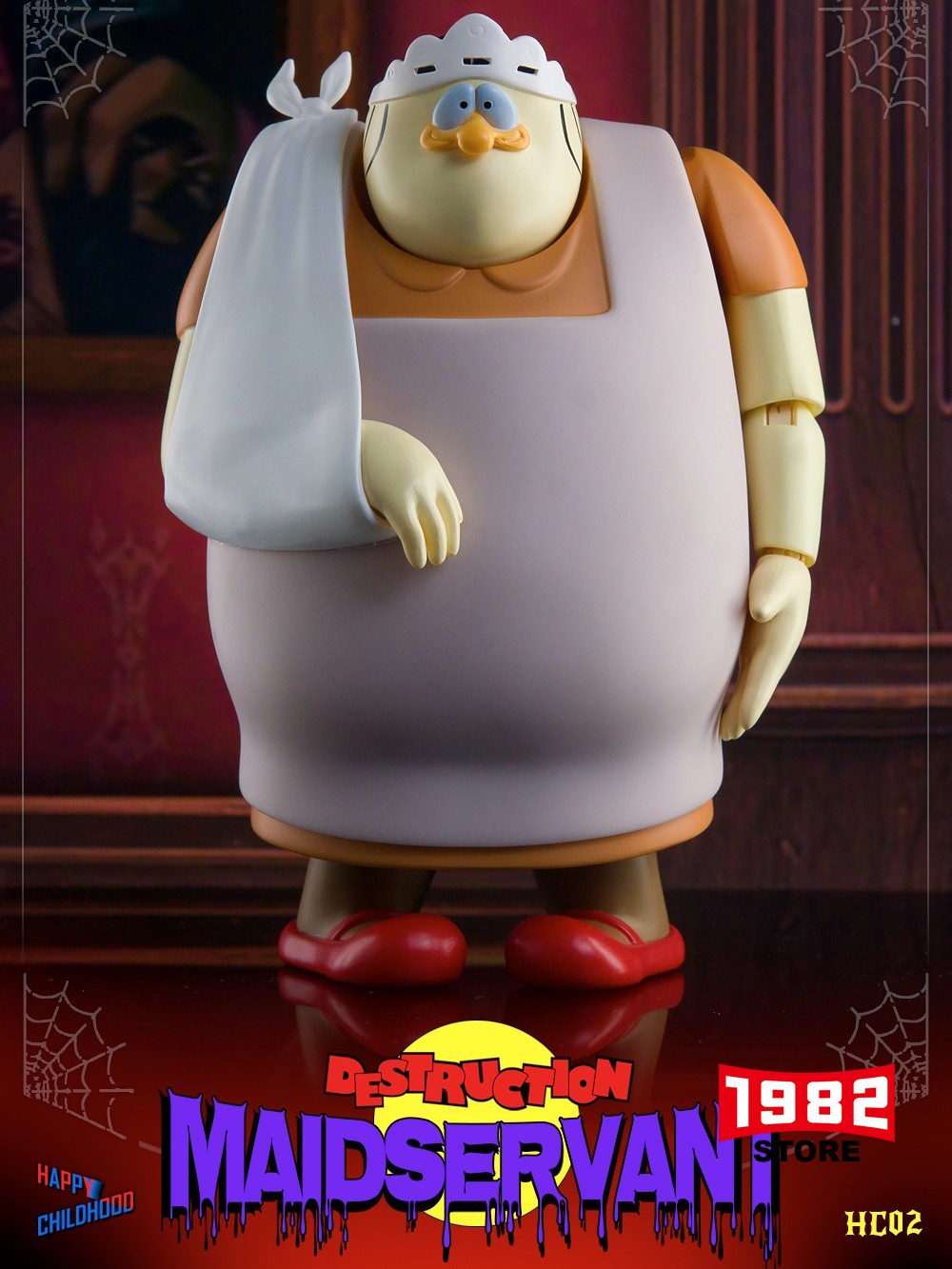 HAPPY CHILDHOOD HC02 DESTRUCTION MAIDSERVANT Count Duckula Model Action Figure