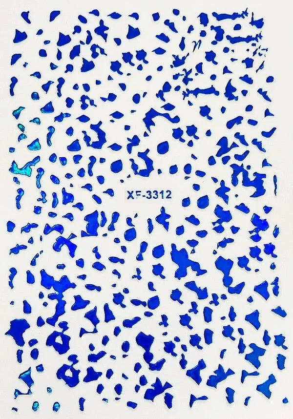 3D New Fashion Old English Font Manicure Design Black Nail Art Stickers Manicure Decal Stickers for Nails Decal Decoration-Nail Inspo