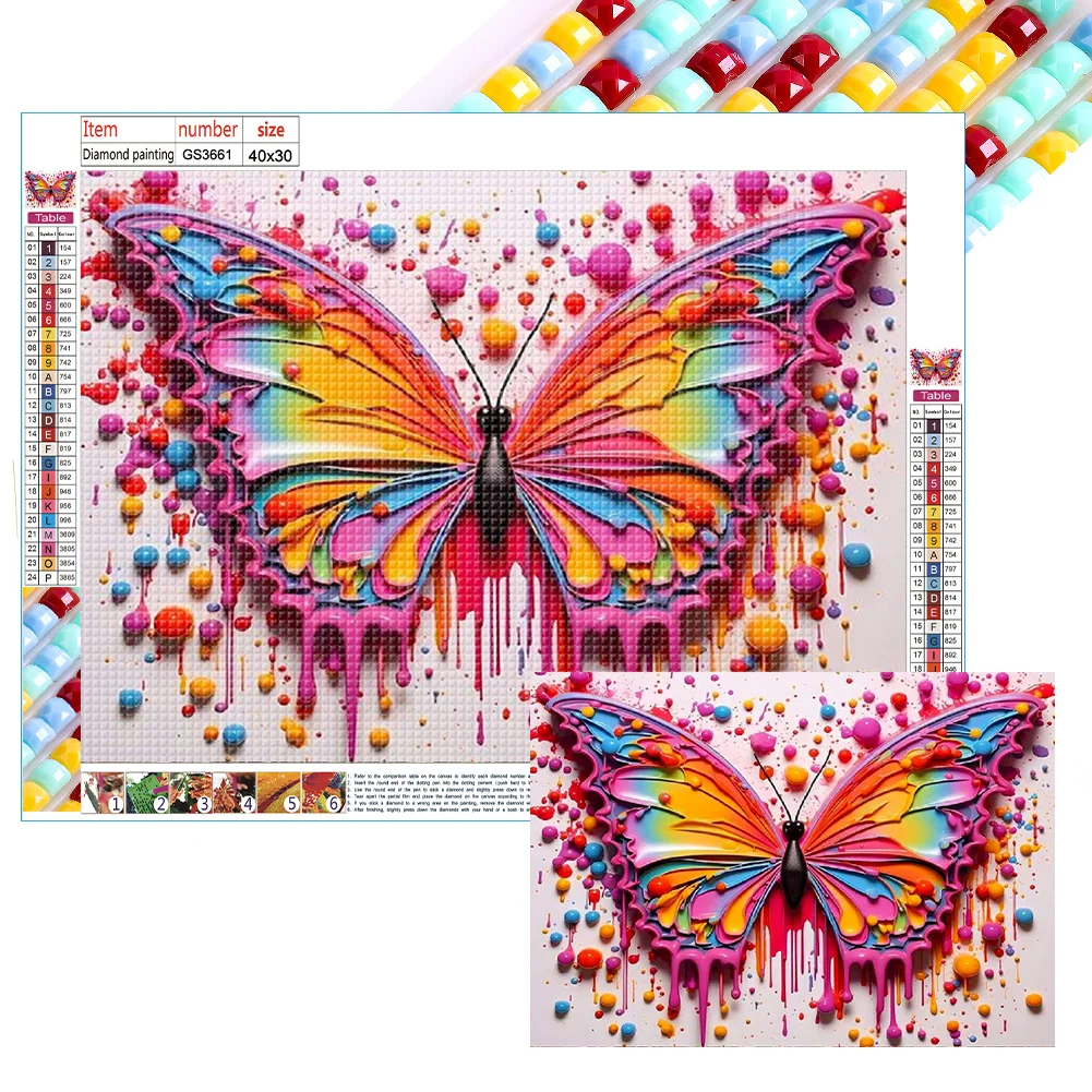 Diamond Painting - Butterflies