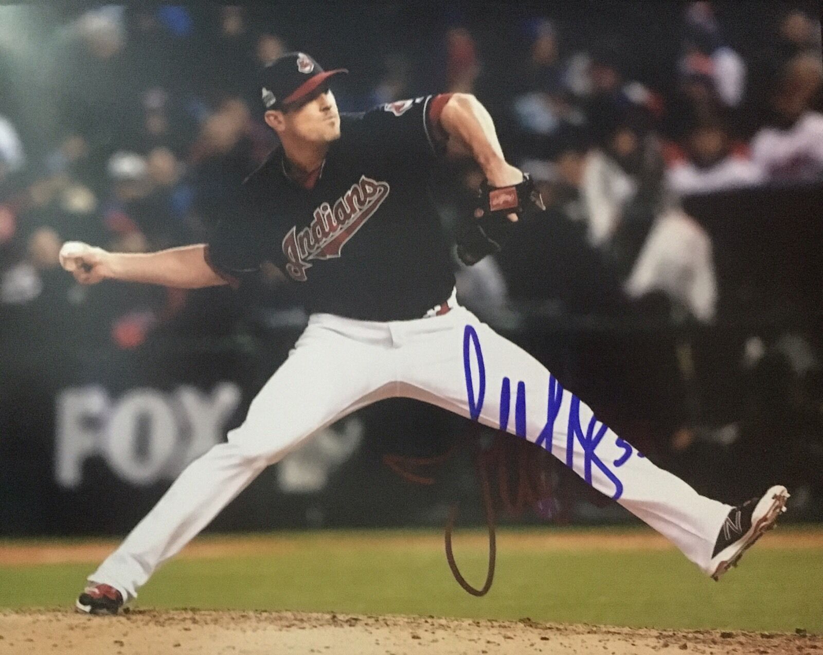 Jeff Manship Signed Autographed Cleveland Indians 8x10 Photo Poster painting World Series