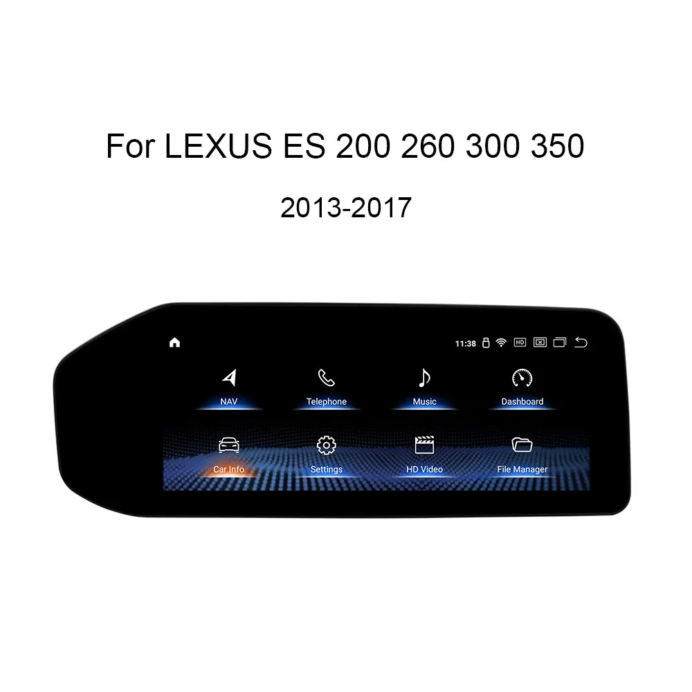 For LEXUS ES 300 2013-2017 year Android Car Radio Audio CarPlay GPS Navigation Multimedia Player
