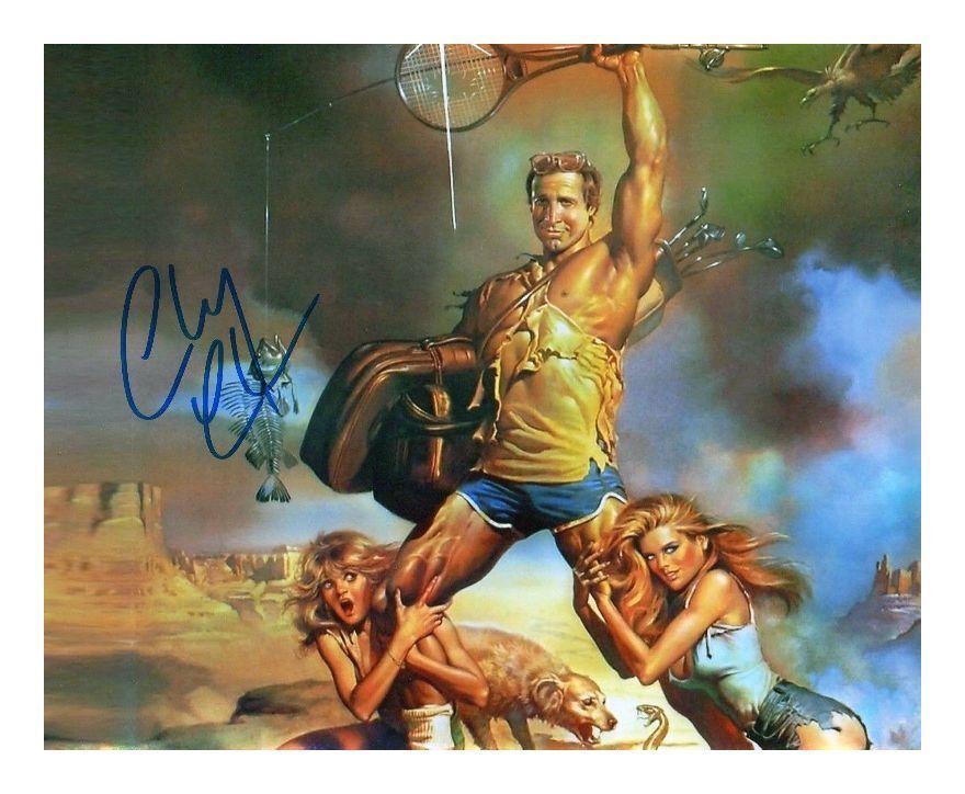 CHEVY CHASE AUTOGRAPHED SIGNED A4 PP POSTER Photo Poster painting PRINT 2