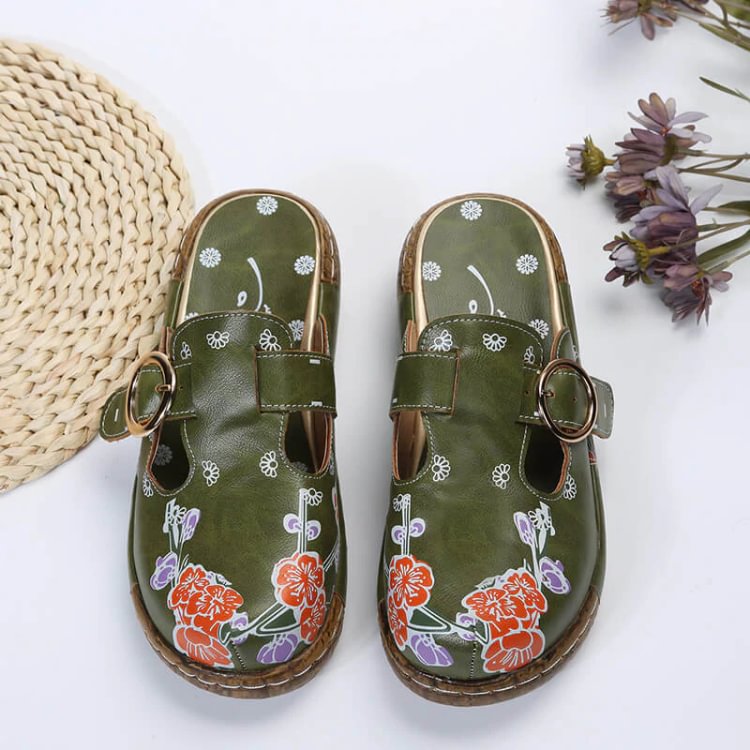 Women's Flower Platform Sandals