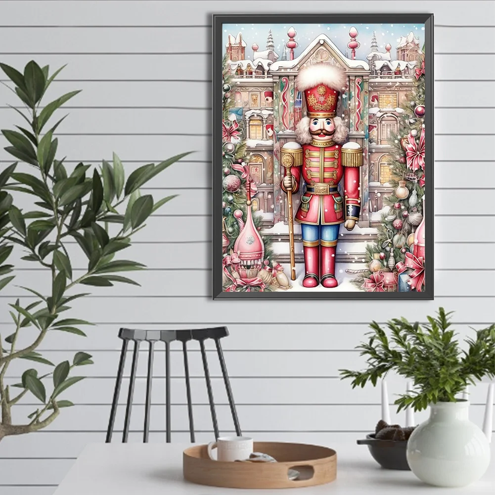 Diamond Painting - Full Round Drill - Nutcracker Soldier(Canvas|30*40cm)