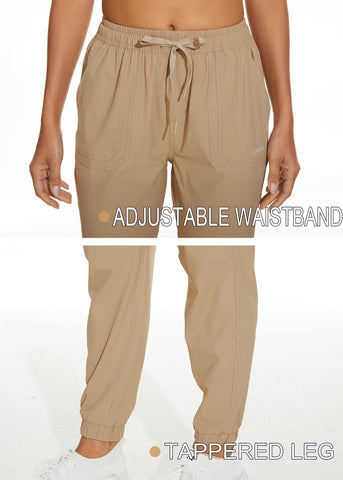 Women's Hiking Pants with 4 Pockets Quick Dry Lightweight Joggers Workout Gym Running Pants