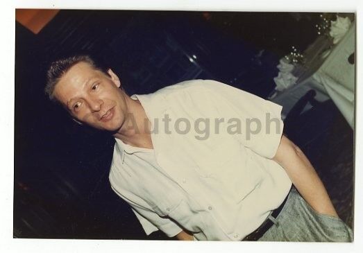 Chris Cooper - Original Candid Snapshot Photo Poster painting by Peter Warrack