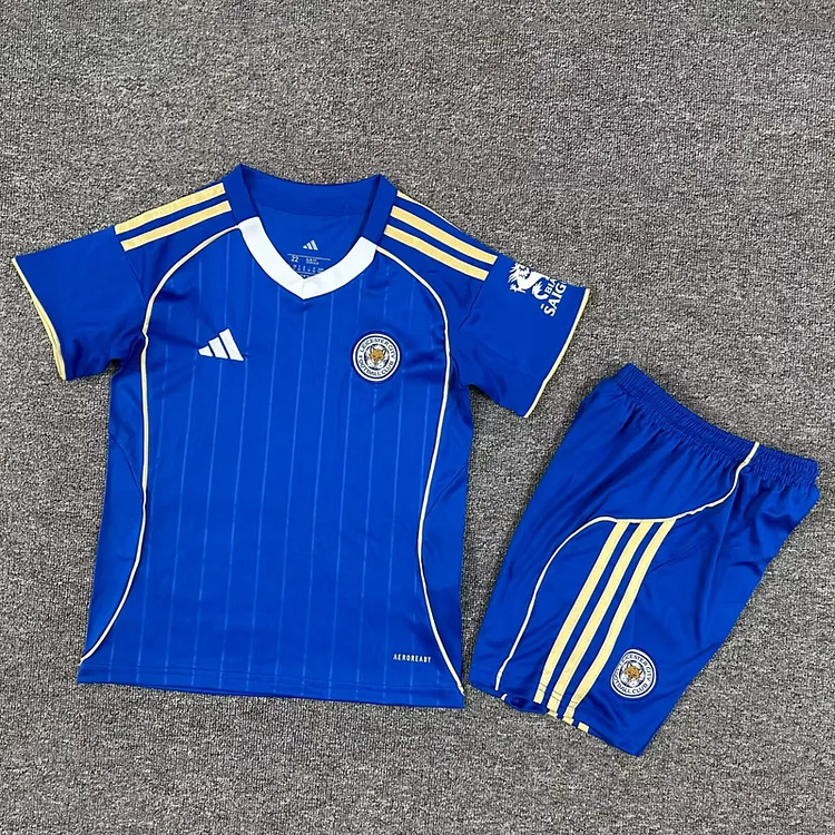 Kids Leicester City 25/26 Home Football Jersey